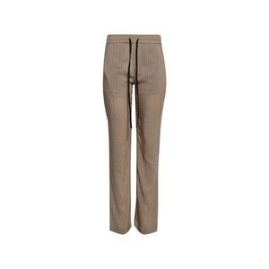 Victoria Beckham Pleat Detail Pyjama Trouser Tobacco And Midnight - NWT